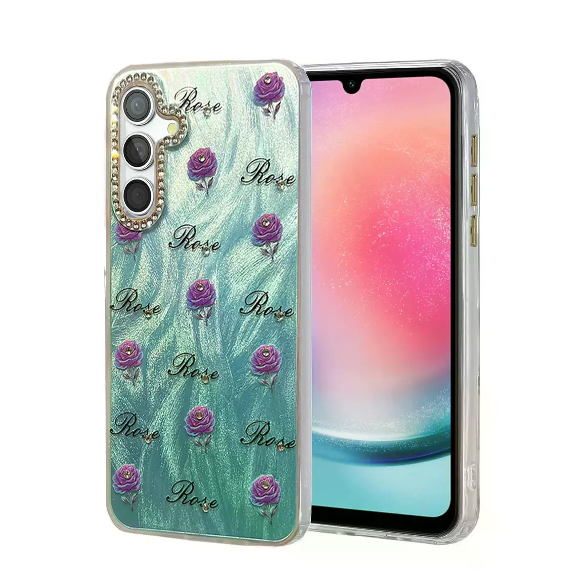 Samsung Galaxy A24 4g Kılıf Blade Aynalı Desenli Kapak - Desen 9
