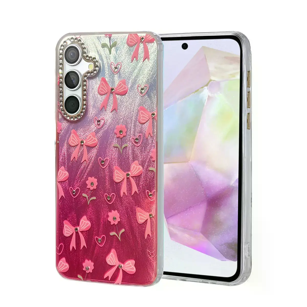 Samsung Galaxy A35 5g Kılıf Blade Aynalı Desenli Kapak - Desen 3