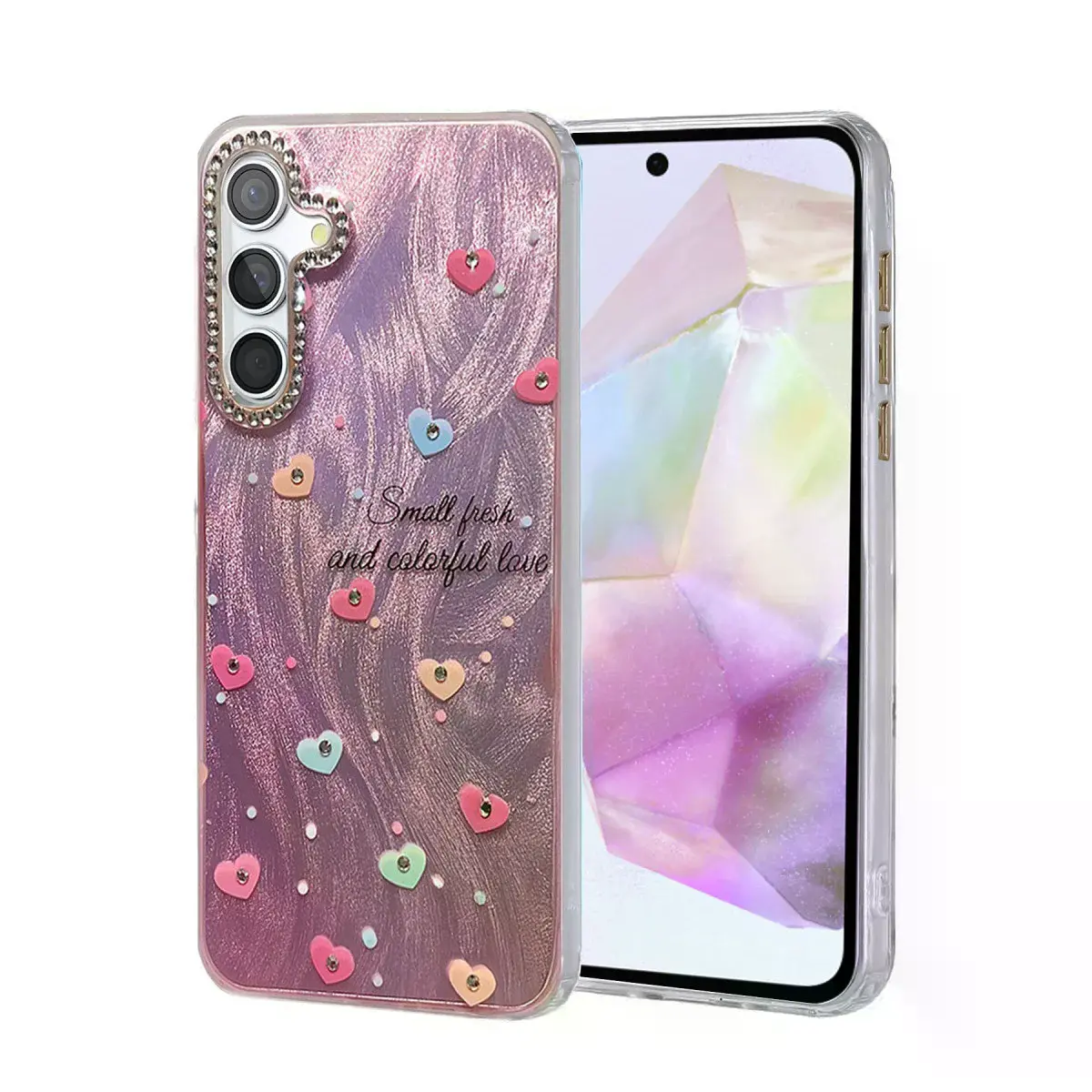 Samsung Galaxy A35 5g Kılıf Blade Aynalı Desenli Kapak - Desen 8