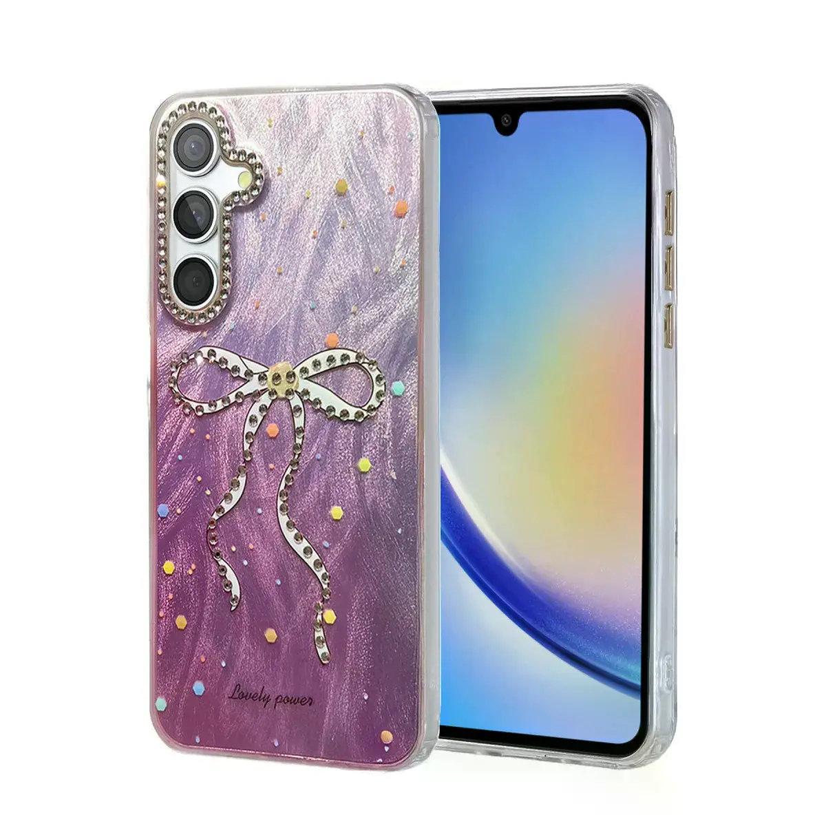 Samsung Galaxy A34 5g Kılıf Blade Aynalı Desenli Kapak - Desen 1