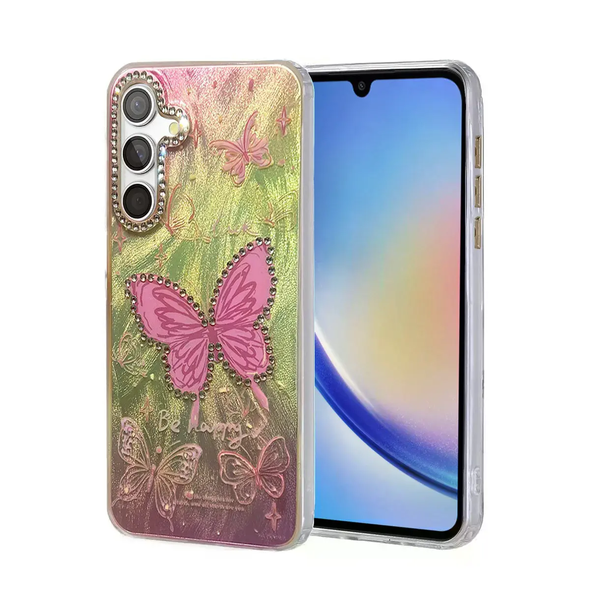 Samsung Galaxy A34 5g Kılıf Blade Aynalı Desenli Kapak - Desen 5