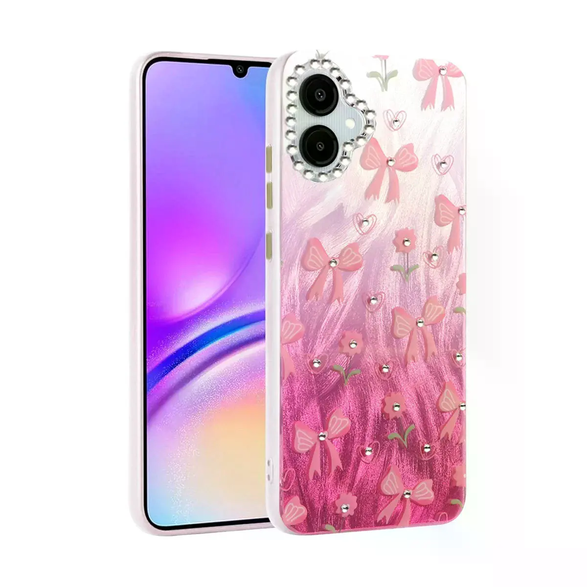 Samsung Galaxy A06 Kılıf Blade Aynalı Desenli Kapak - Desen 3
