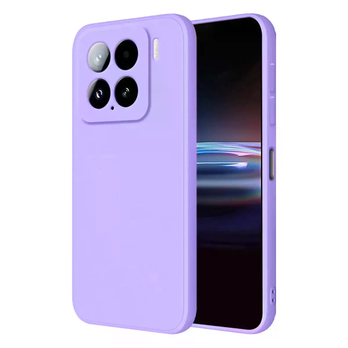 Xiaomi Mi 15 Kılıf Nano İçi Kadife Silikon - Lila