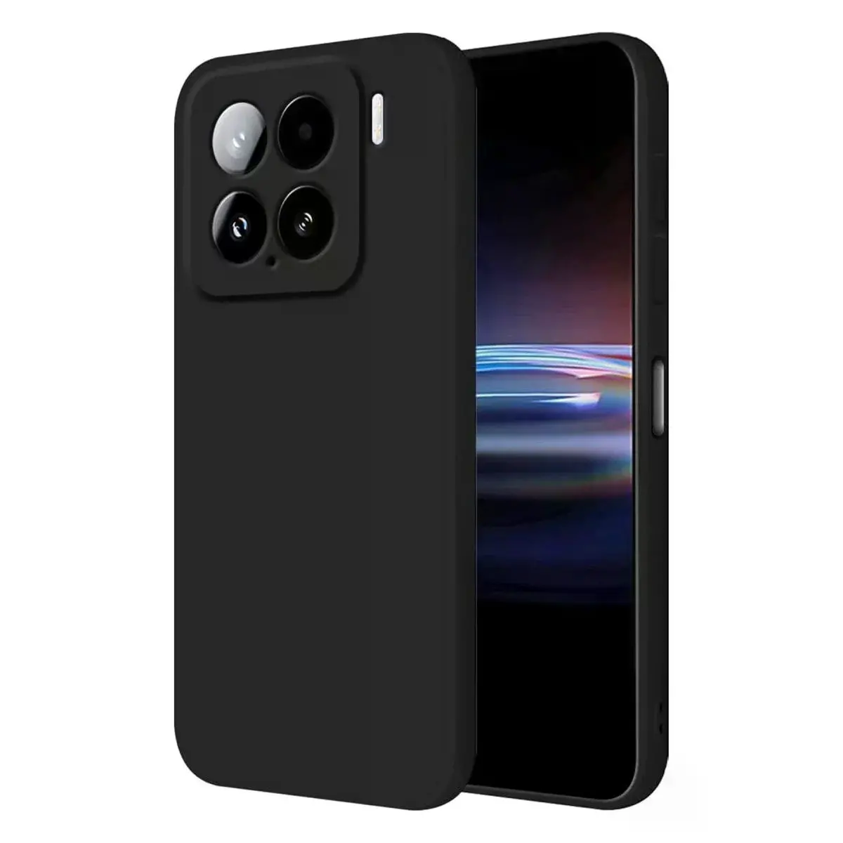 Xiaomi Mi 15 Pro Kılıf Nano İçi Kadife Silikon - Siyah