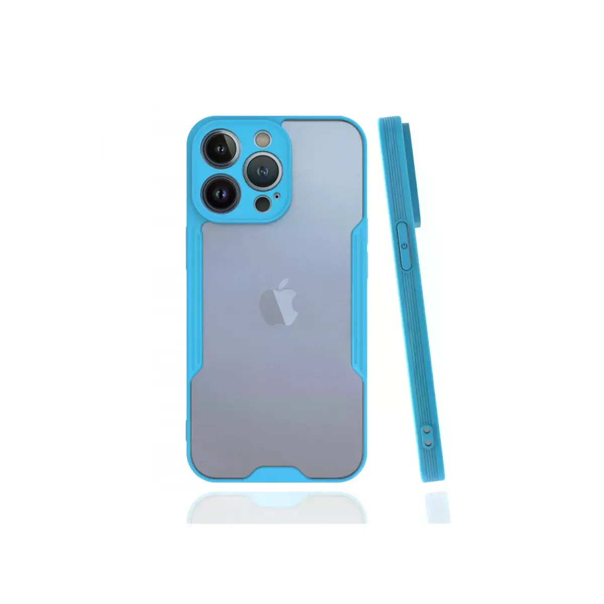 İphone 13 Pro Kılıf Platin Silikon - Mavi