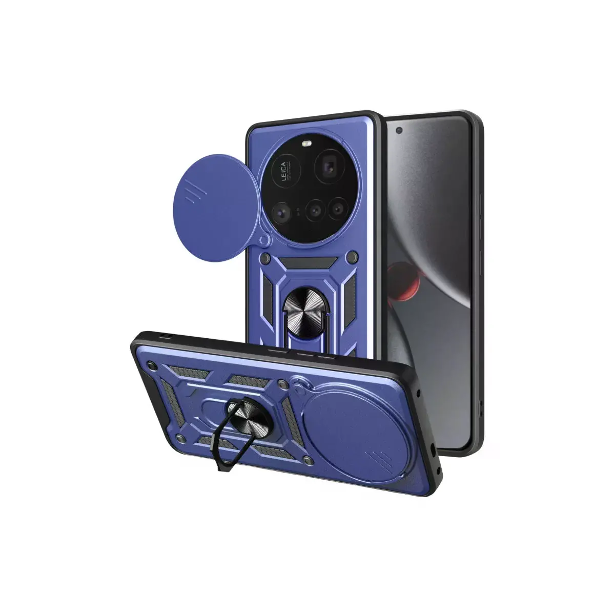 Xiaomi Mi 15 Ultra Kılıf Pars Lens Yüzüklü Silikon - Lacivert