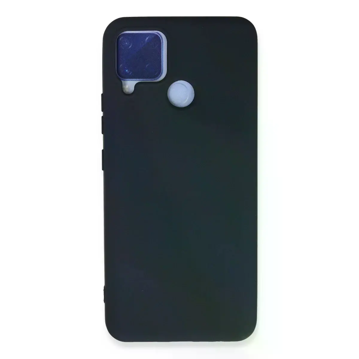 Realme C15 Kılıf Nano İçi Kadife Silikon - Lacivert