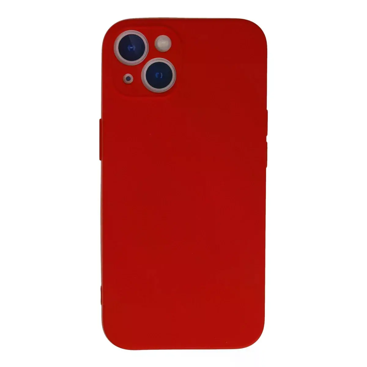 İphone 13 Mini Kılıf Nano İçi Kadife Silikon - Kırmızı