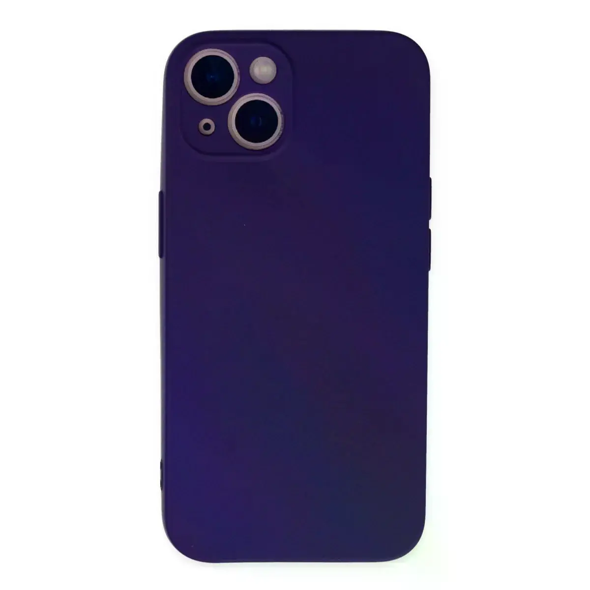 İphone 13 Mini Kılıf Nano İçi Kadife Silikon - Mor
