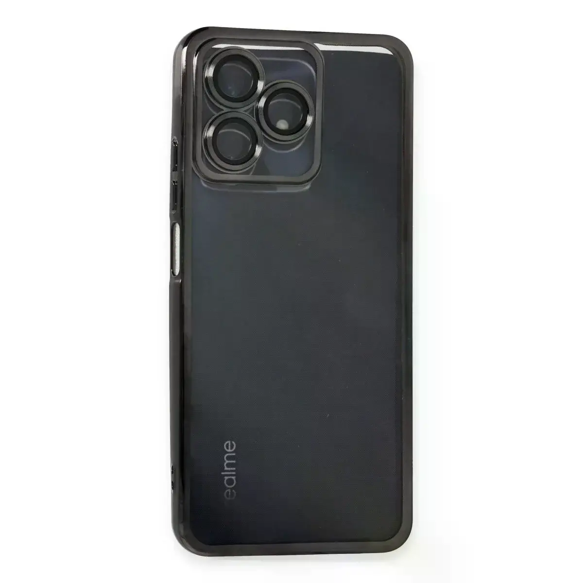 Realme C53 Kılıf Razer Lensli Silikon - Siyah