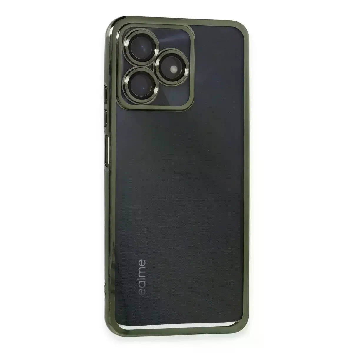 Realme C53 Kılıf Razer Lensli Silikon - Yeşil