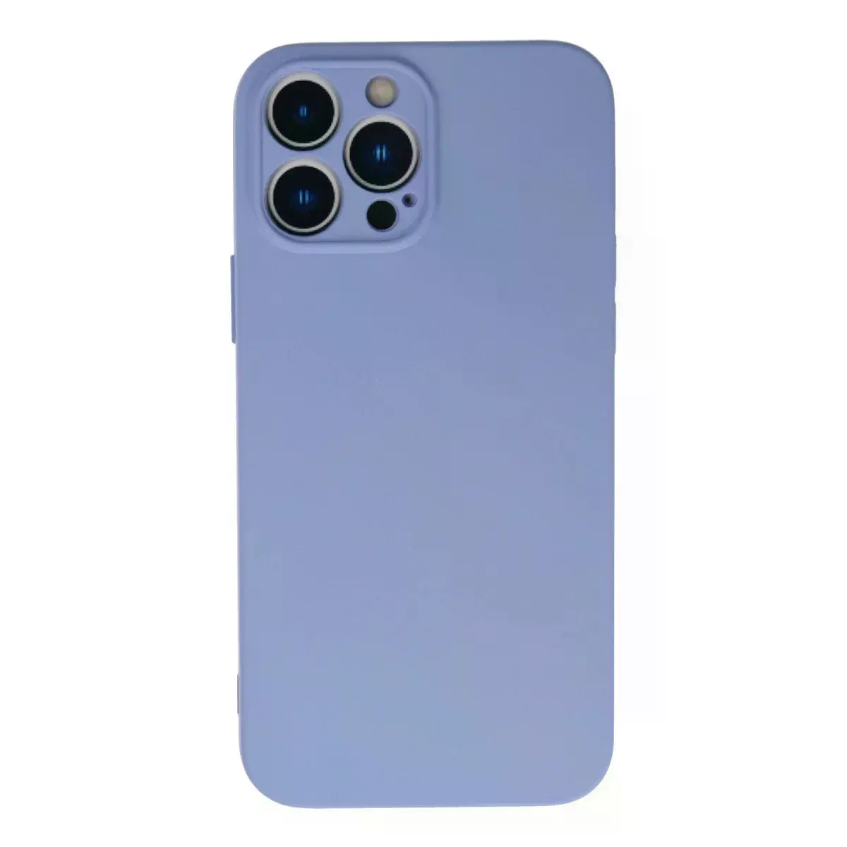 İphone 13 Pro Max Kılıf Nano İçi Kadife Silikon - Lila