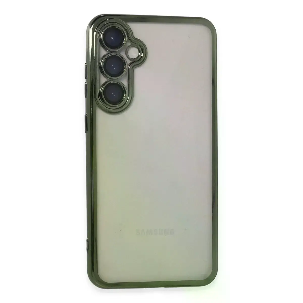 Samsung Galaxy S23 Fe Kılıf Razer Lensli Silikon - Yeşil