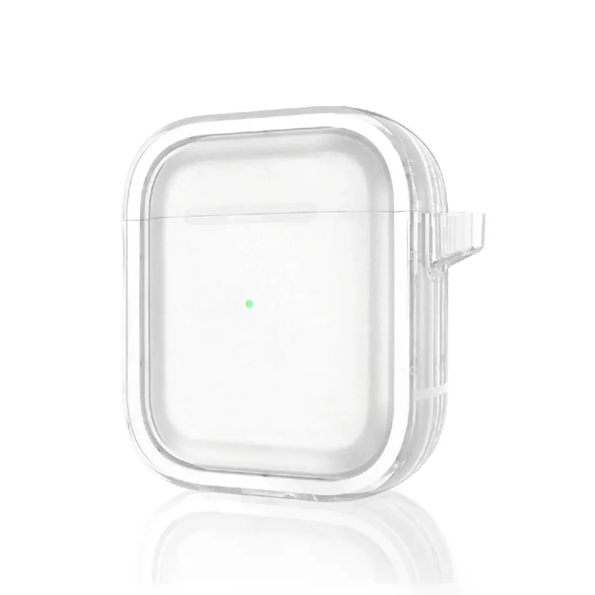 Airpods 4 (4.nesil) Shiny Şeffaf Kılıf - Beyaz