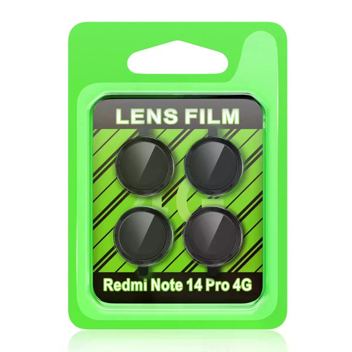 Xiaomi Redmi Note 14 Pro 4g Raze Metal Kamera Lens - Siyah