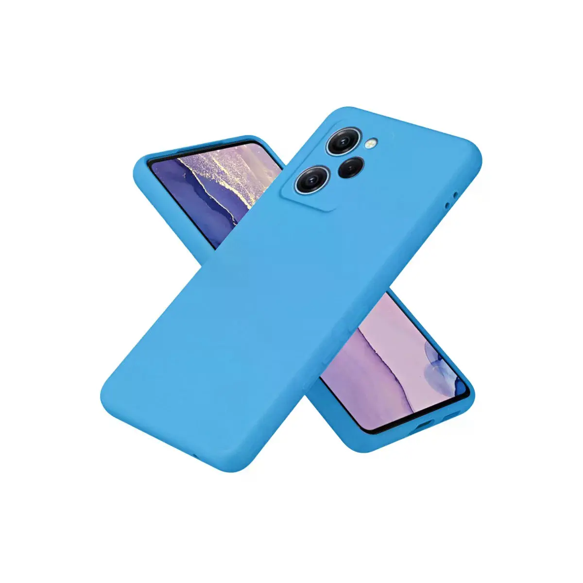 Xiaomi Poco X5 Pro 5g Nano İçi Kadife Silikon - Mavi