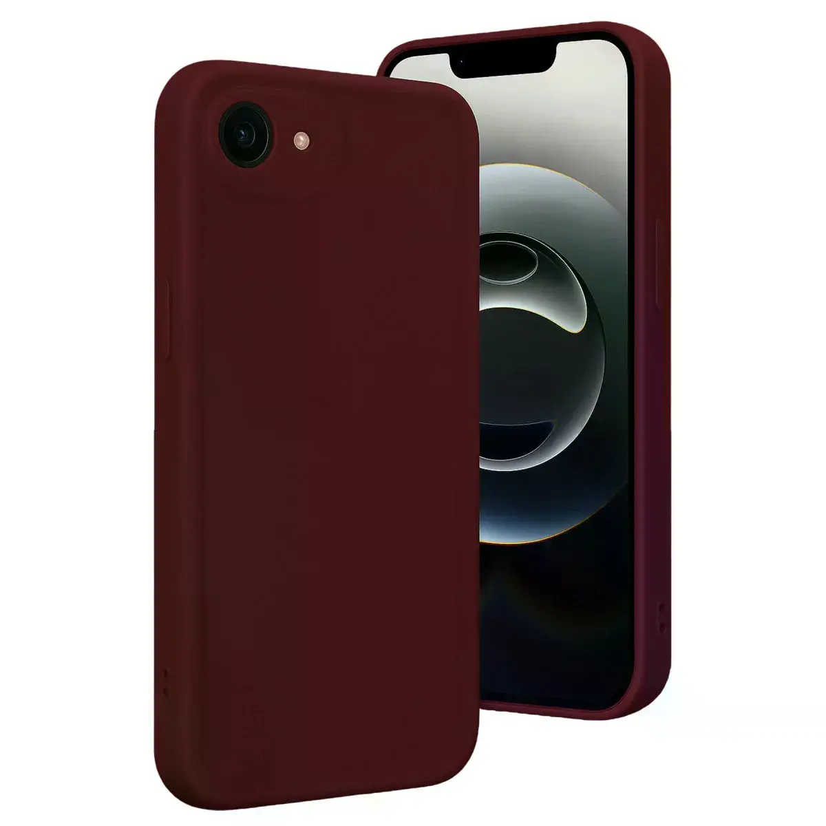 İphone 16e Kılıf Viera Silikon - Bordo