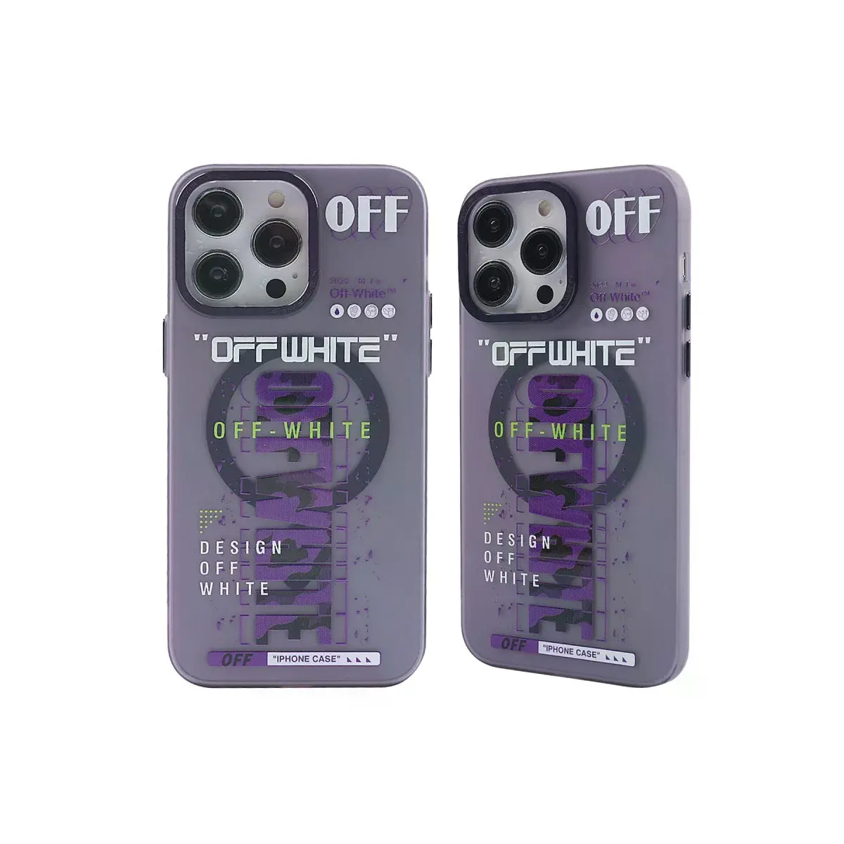 İphone 14 Pro Kılıf Apollo Magneticsafe Desenli Kapak - Apollo Mor - 3