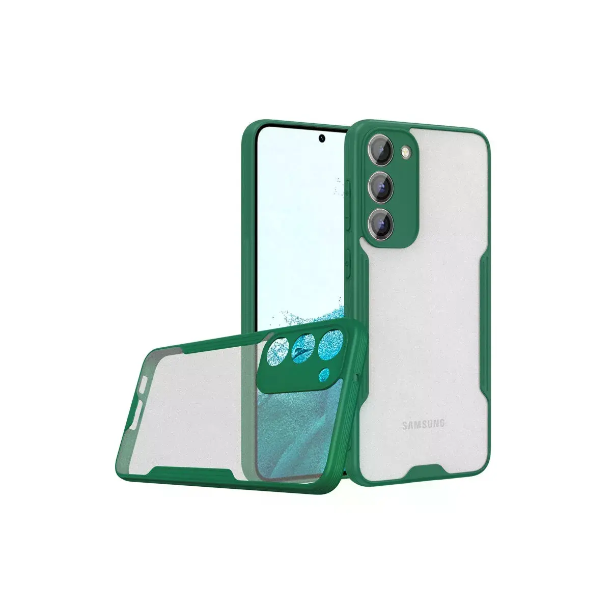 Samsung Galaxy S23 Plus Kılıf Platin Silikon - Yeşil