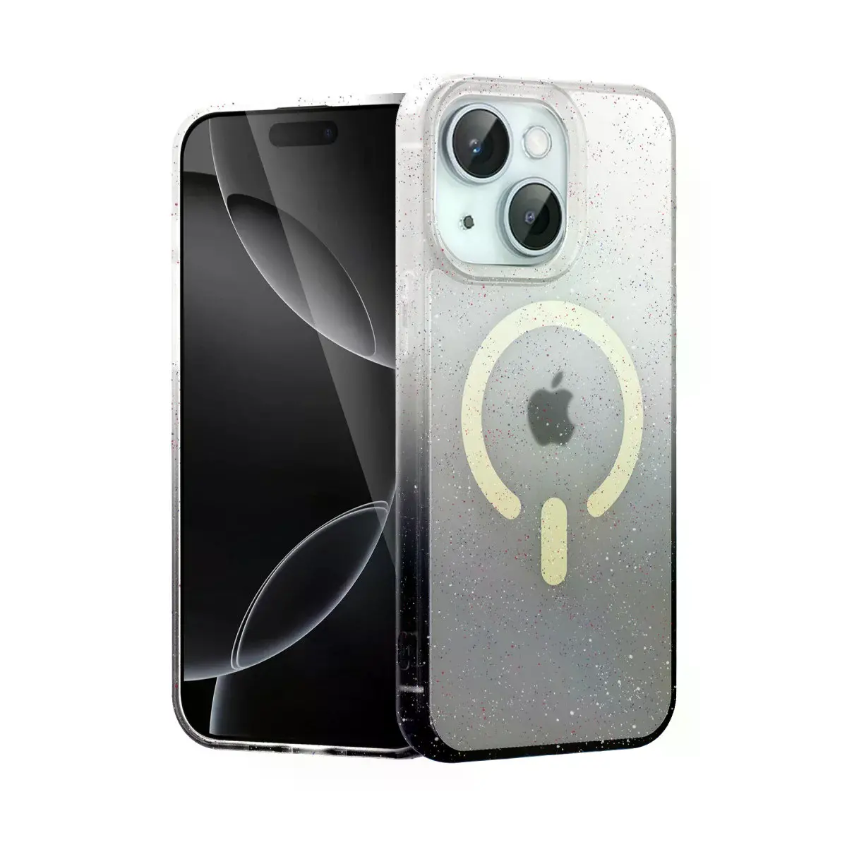 İphone 14 Pummel Shiny Magsafe Kapak - Siyah