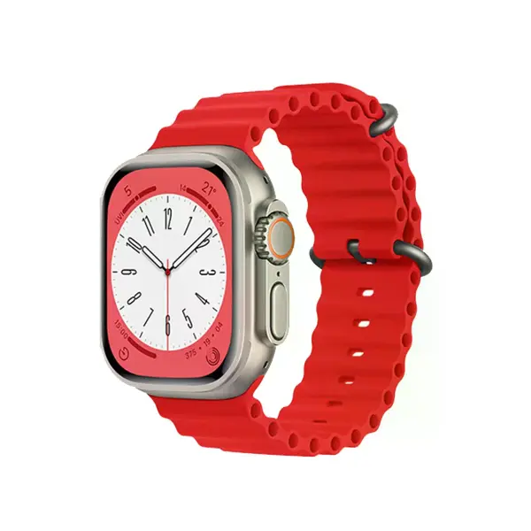 Watch 42mm Ocean Kordon - Kırmızı