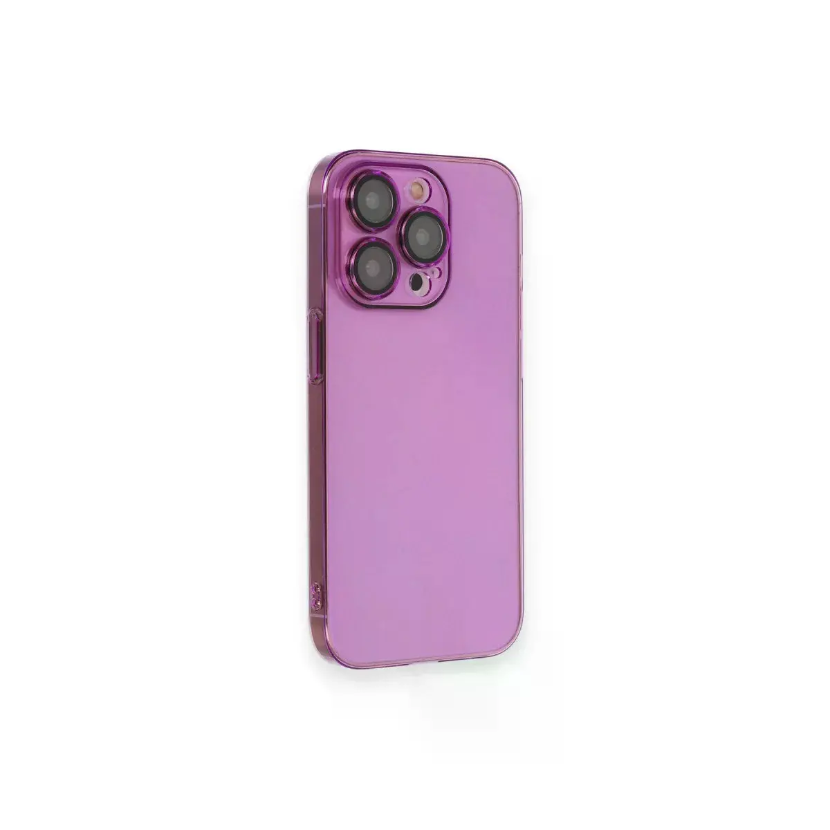 İphone 13 Pro Max Kılıf Armada Lensli Kapak - Mor