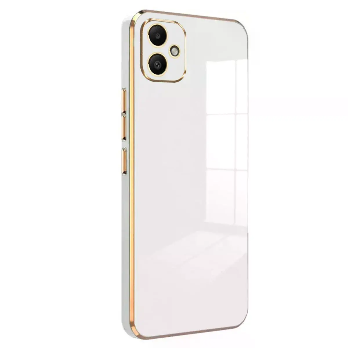 Samsung Galaxy A05 Kılıf Volet Silikon - Beyaz
