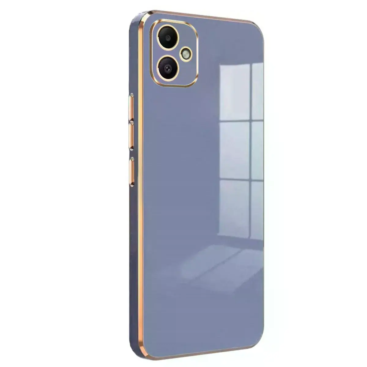 Samsung Galaxy A05 Kılıf Volet Silikon - Mavi