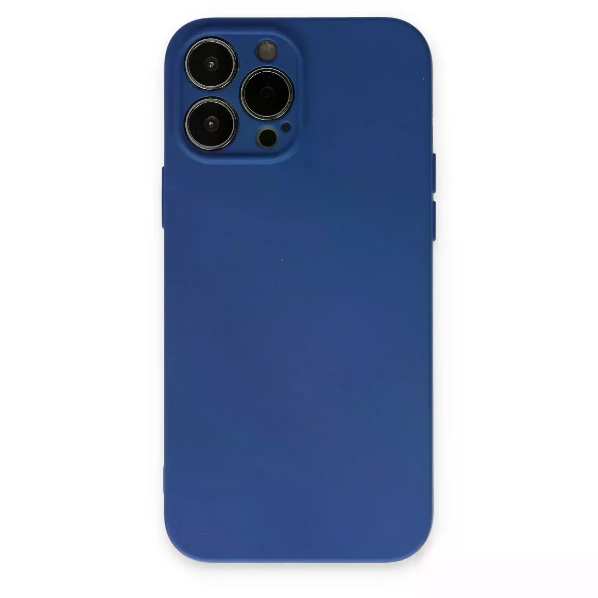 İphone 13 Pro Kılıf Nano İçi Kadife Silikon - Lacivert