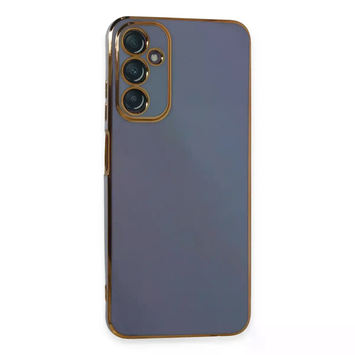 Samsung Galaxy A05s Kılıf Volet Silikon - Mavi