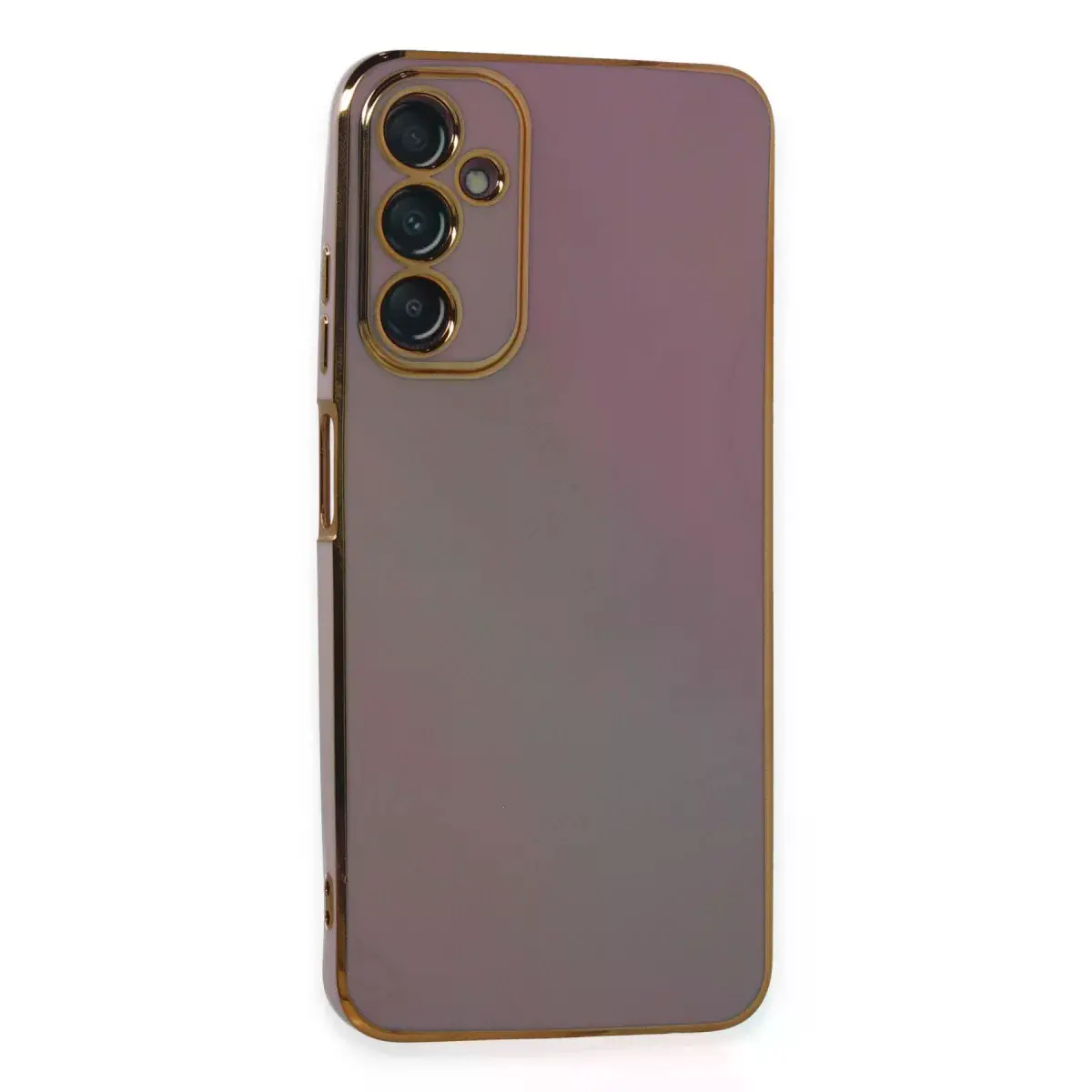 Samsung Galaxy A05s Kılıf Volet Silikon - Mor
