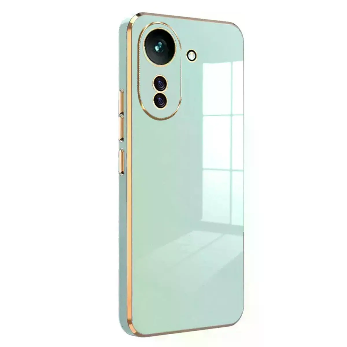 Xiaomi Redmi 13c Kılıf Volet Silikon - Açık Yeşil
