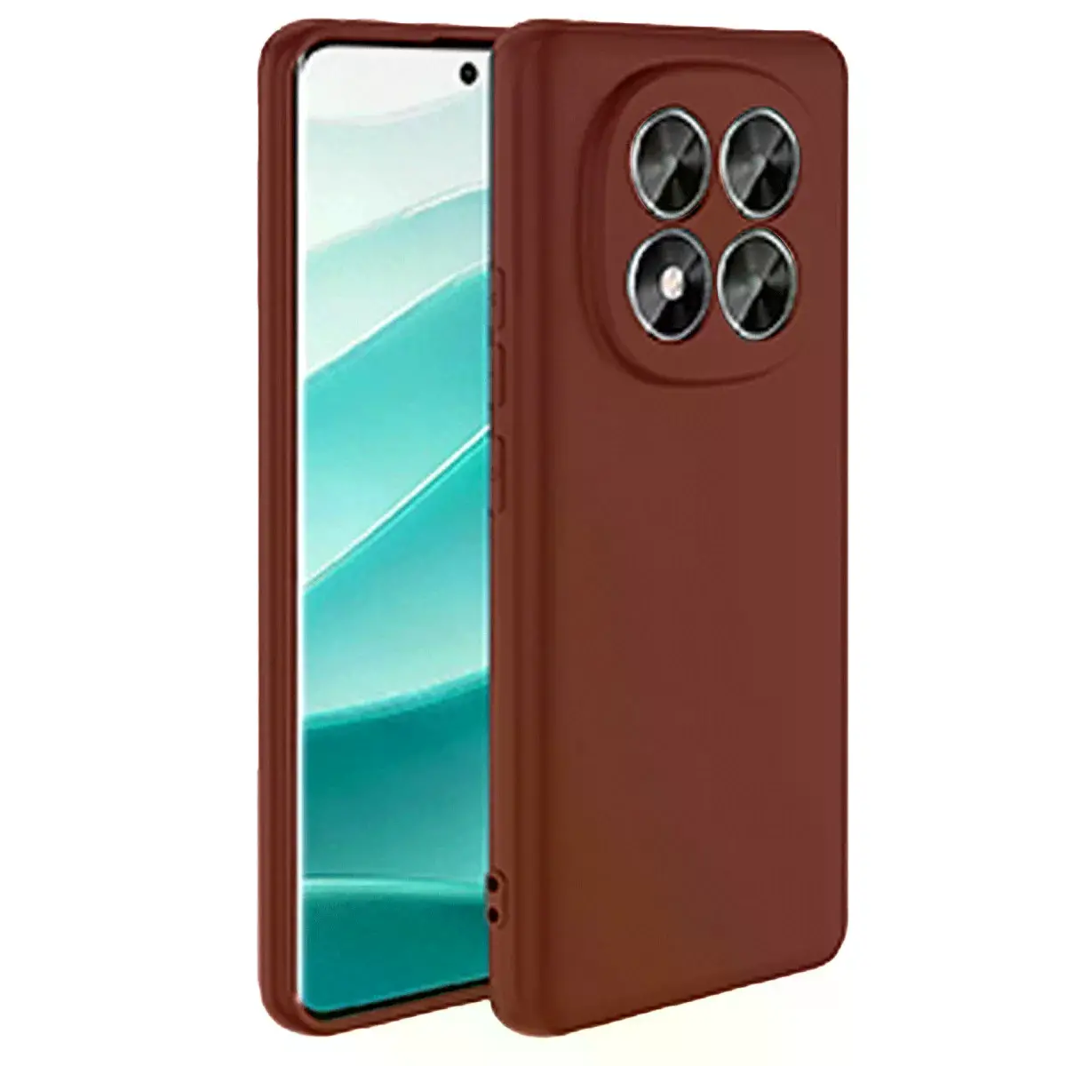 Xiaomi Redmi Note 14 Pro 5g Kılıf First Silikon - Bordo