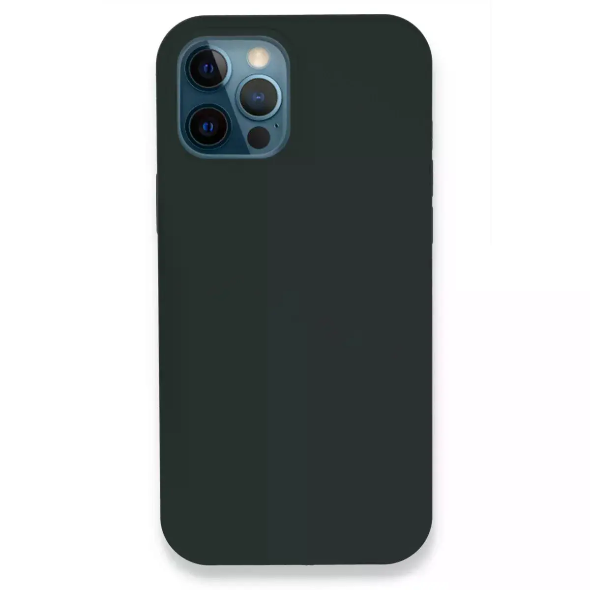 İphone 12 Pro Kılıf Lansman Legant Silikon - Koyu Yeşil