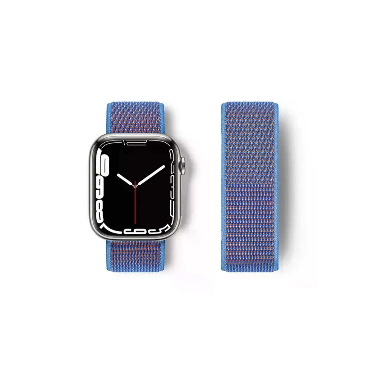 Watch 42mm Hasırlı Cırtcırtlı Kordon - Mor