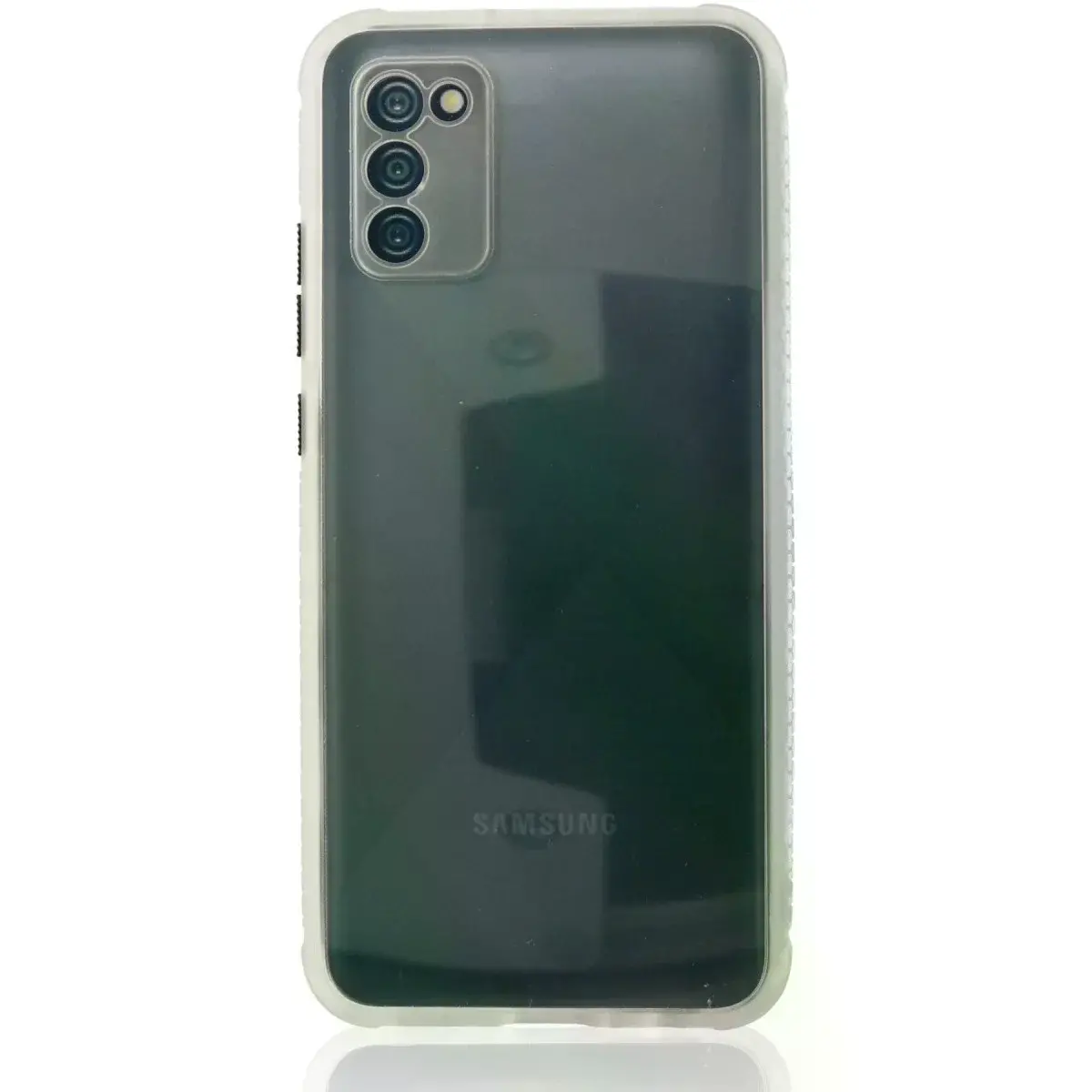 Samsung Galaxy A02s Kılıf Miami Şeffaf Silikon - Şeffaf