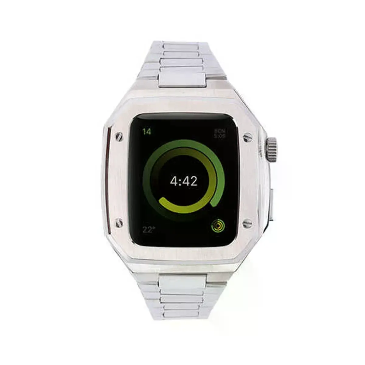Watch 44mm Metal Petek Kasalı Kordon - Gümüş