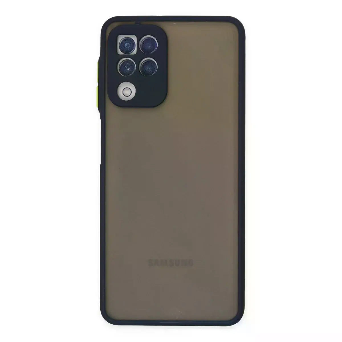 Samsung Galaxy A22 Kılıf Montreal Silikon Kapak - Lacivert