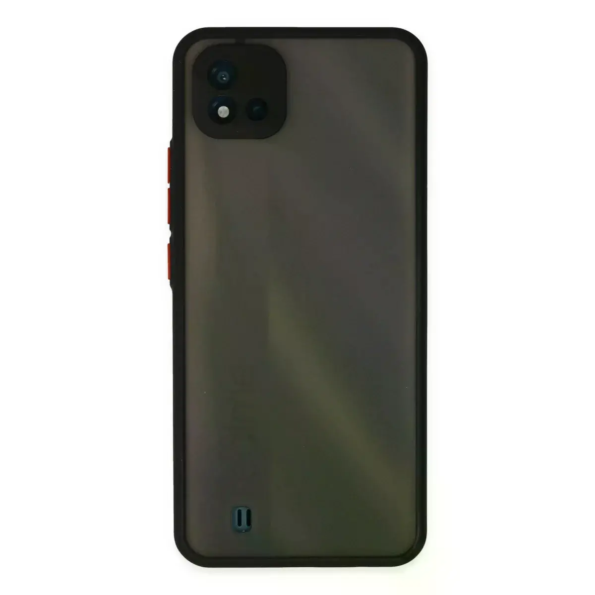 Realme C11 2021 Kılıf Montreal Silikon Kapak - Siyah