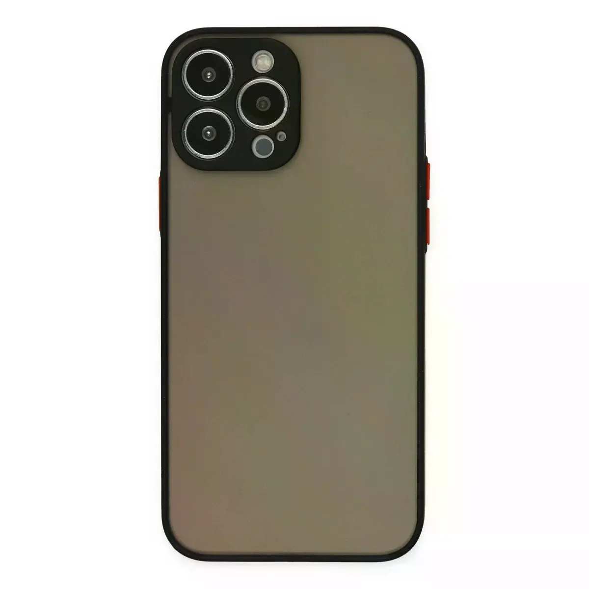 İphone 13 Pro Kılıf Montreal Silikon Kapak - Siyah