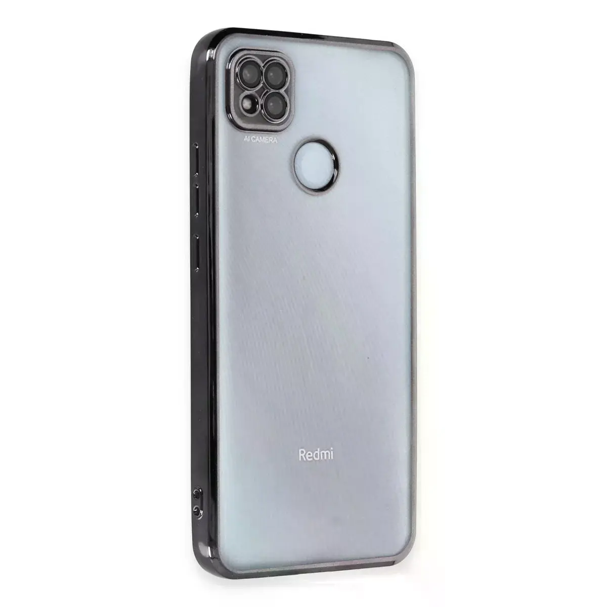 Xiaomi Redmi 9c Kılıf Razer Lensli Silikon - Siyah