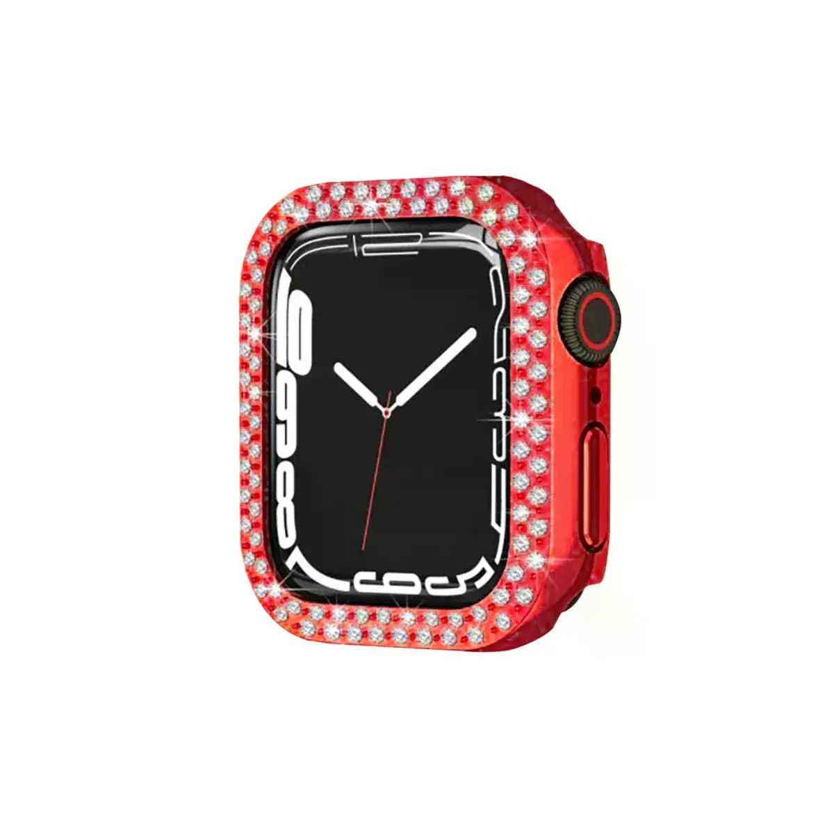 Watch 42mm Taşlı Kasa - Kırmızı