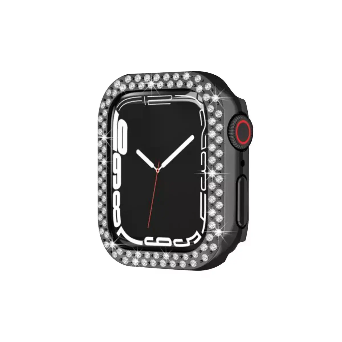 Watch 42mm Taşlı Kasa - Siyah