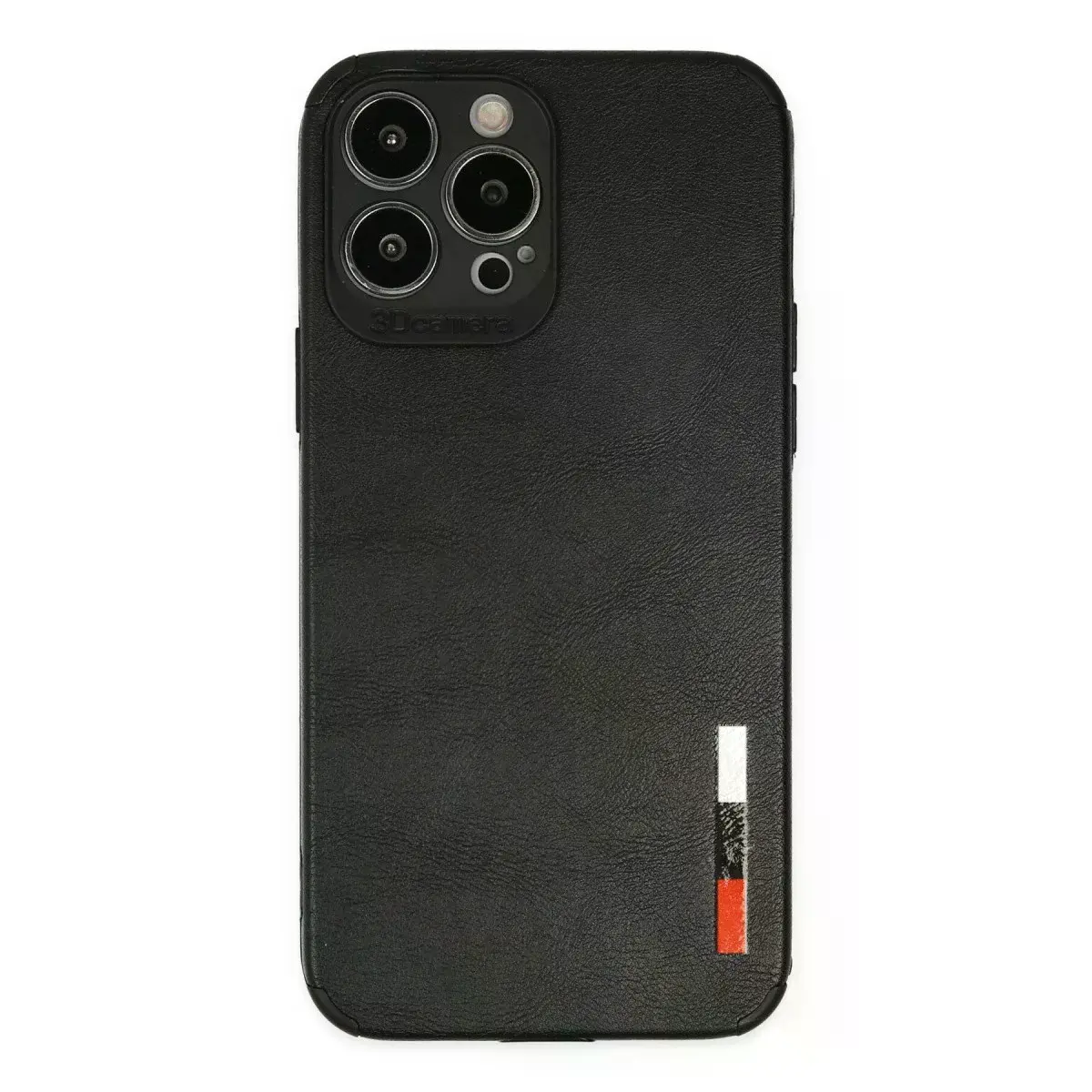İphone 13 Pro Max Kılıf Loop Deri Silikon - Siyah