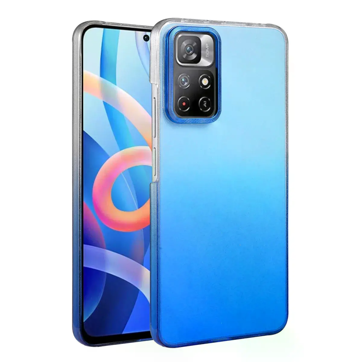 Xiaomi Redmi Note 11 Pro Glossy Kapak - Mavi