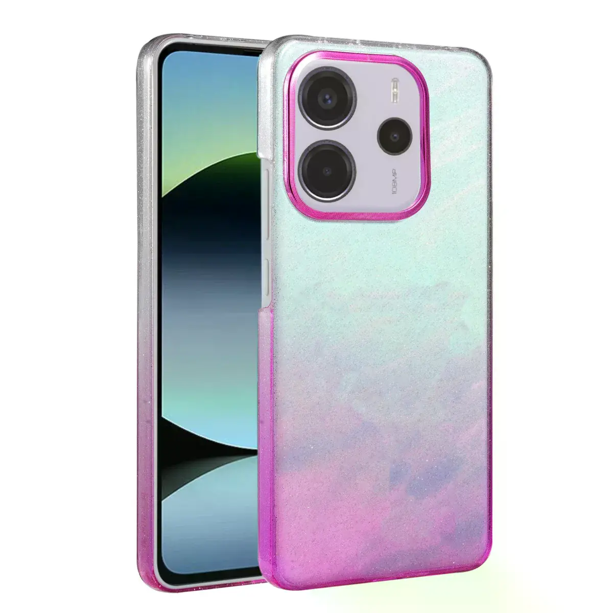 Xiaomi Redmi Note 14 4g Glossy Kapak - Mor