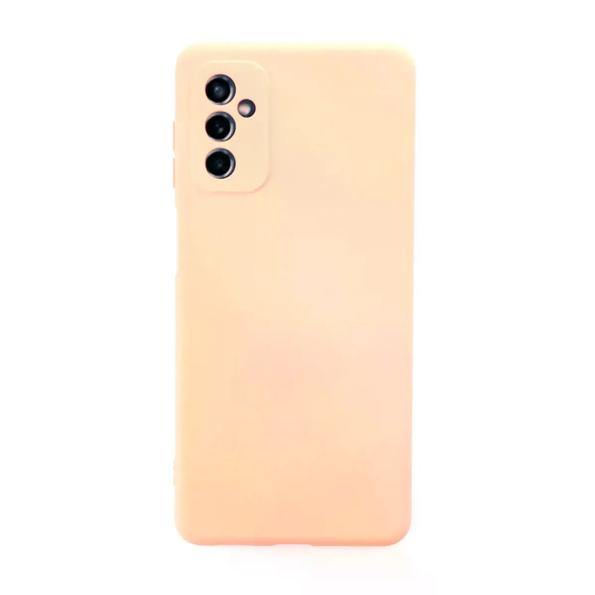 Samsung Galaxy M52 5g Kılıf Nano İçi Kadife Silikon - Pudra