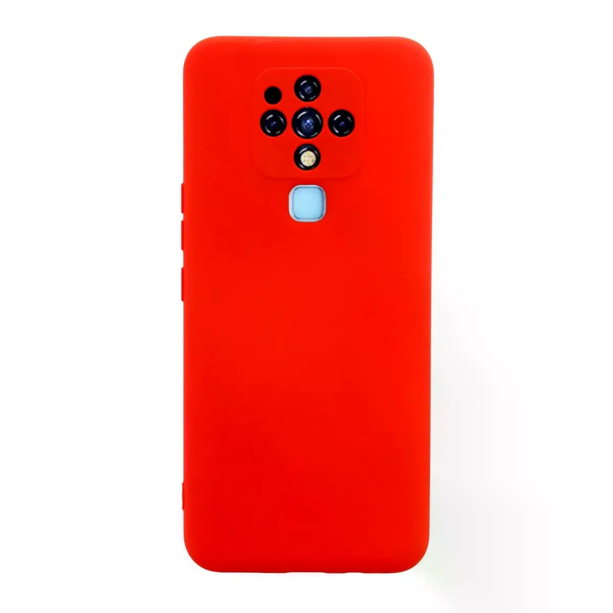 Tecno Camon 16 Kılıf Nano İçi Kadife Silikon - Kırmızı