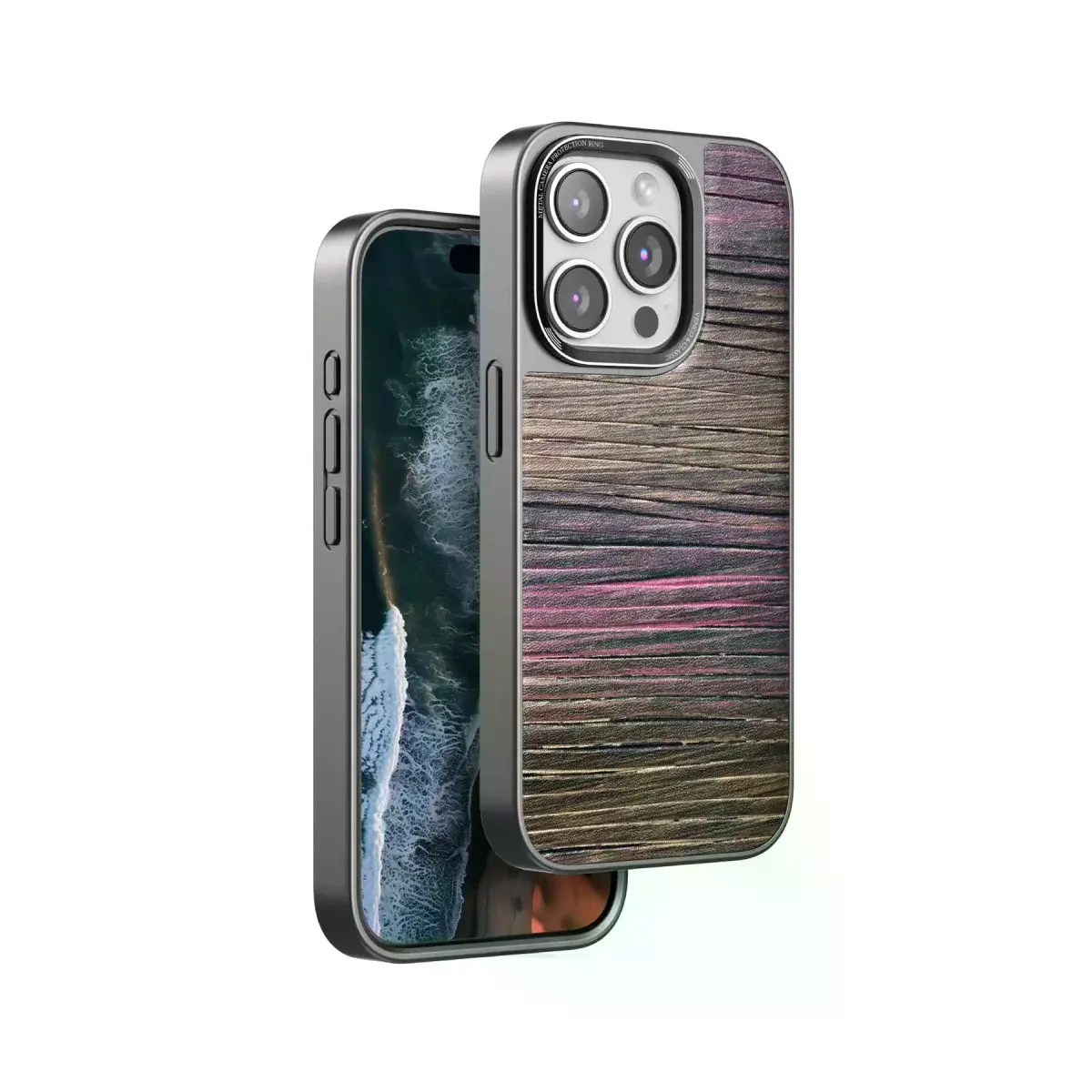 Venco  İphone 15 Pro Wave Kapak - Pembe