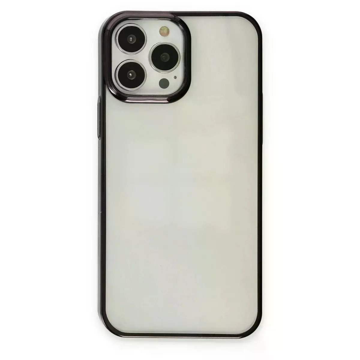 İphone 13 Pro Max Kılıf Element Silikon - Siyah